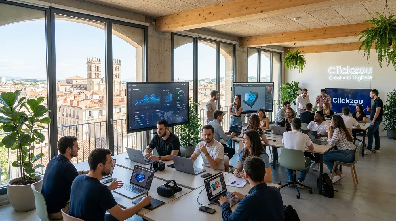 découvrez clickzou, l'agence digitale innovante située à montpellier, spécialisée en création de sites web, marketing numérique et solutions sur mesure pour booster votre présence en ligne.